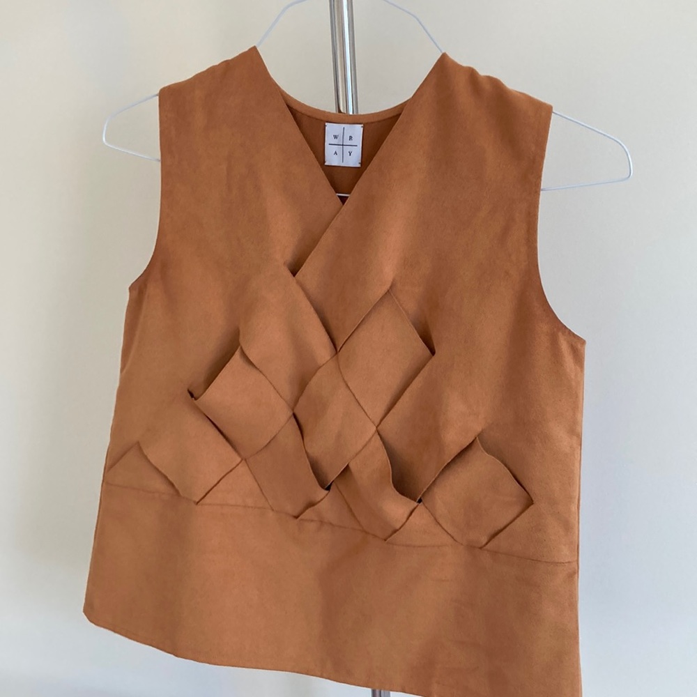Vegan Suede top